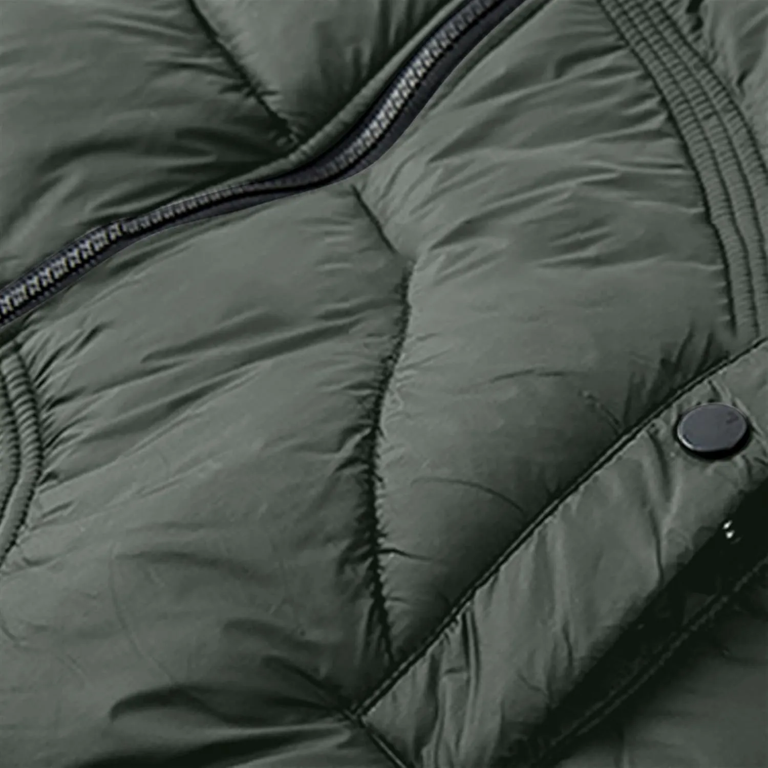 Mens Puffer Jacket Lightweight Hooded Down Jacket Water Resistant Quilted Jacket Plus Size Insulated Jacket Winter Coat