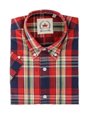 Men's Red Check shirt - CK 66
