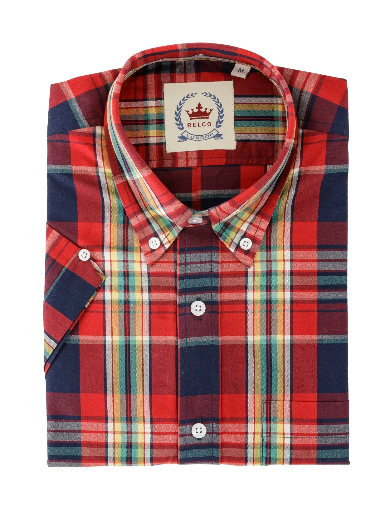 Men's Red Check shirt - CK 66