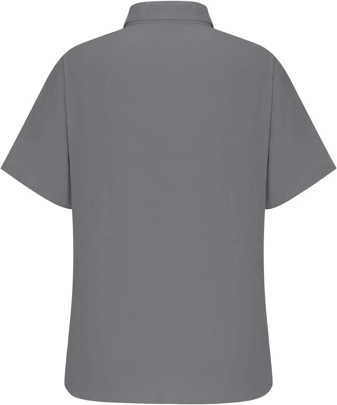 Mens Shirts Casual Stylish Summer Button Up Short Sleeve Cotton Linen Shirt Regular-Fit Solid Vacation Beach Tee Top