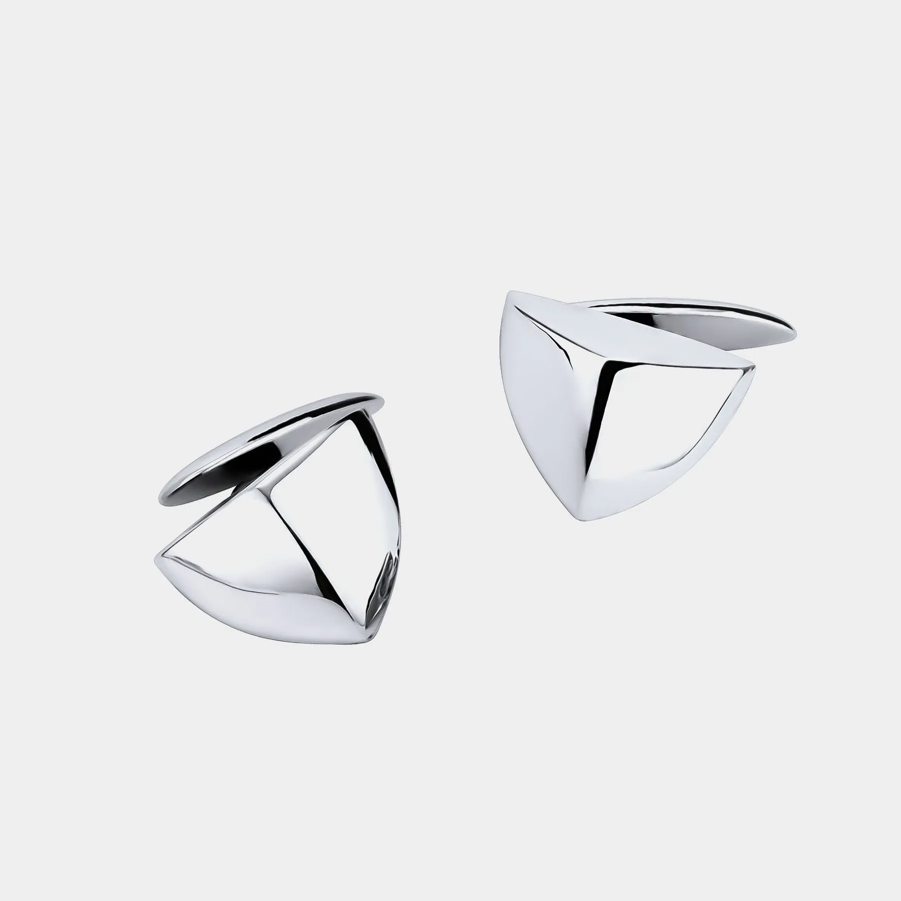 Men's Silver CufflinksANTORINI Shield, 925/1000, 13,5 g