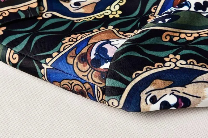 Men's Single Breasted Blazer With Print | Plus Size