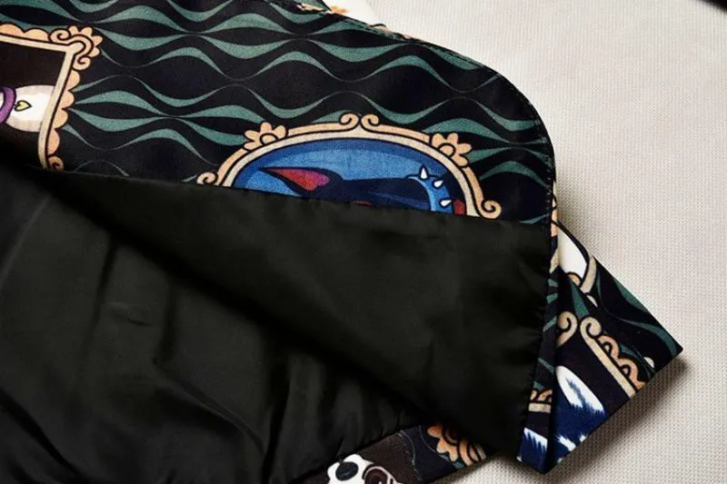 Men's Single Breasted Blazer With Print | Plus Size
