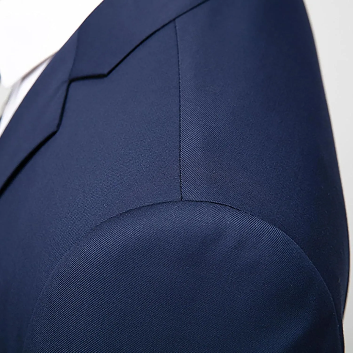 Men's Slim Fit 3 Piece Suit One Button Solid Jacket Vest Pants Set Slim Fit Suit with Stretch Fabric Solid Blazer Jacket