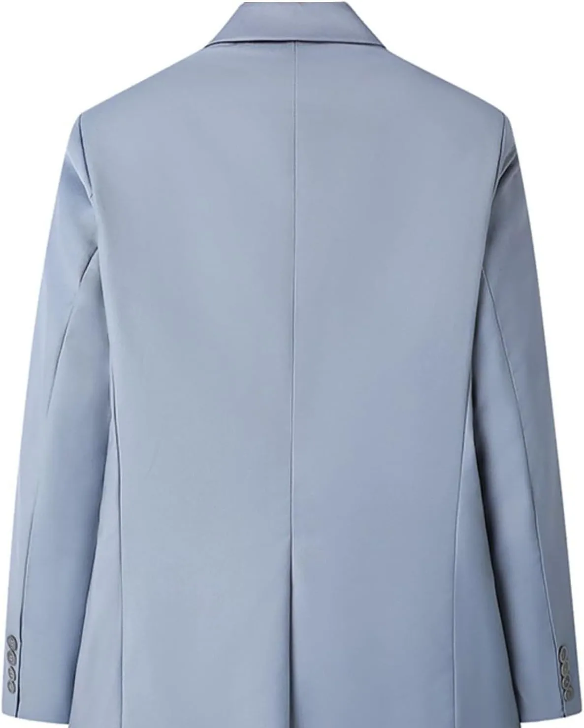 Men's Sport Coats Blazers Blazer Regular Fit One Button Single Breasted Solid Suit Jacket with 2 Pockets Light Blue