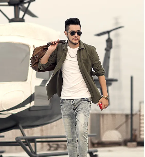 Men's Spring Cotton Casual Shirt