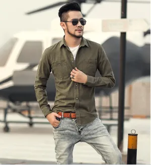 Men's Spring Cotton Casual Shirt