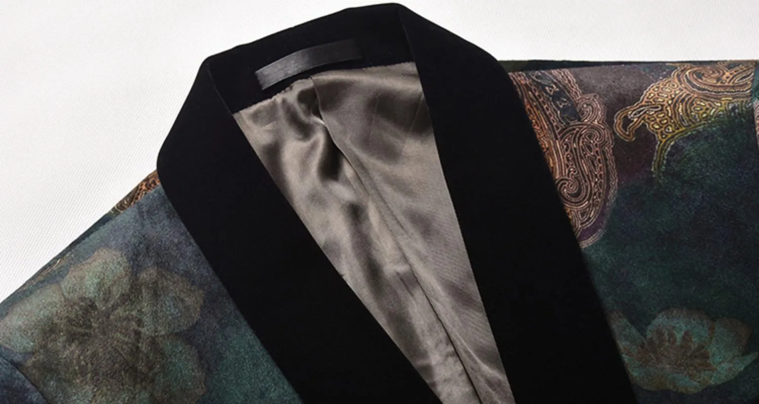 Men's Spring Printed Blazer | Plus Size