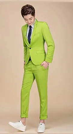 Men's Spring/Autumn Slim Fit Suit | Men's Blazer and Pants