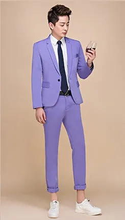 Men's Spring/Autumn Slim Fit Suit | Men's Blazer and Pants