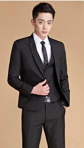 Men's Spring/Autumn Slim Fit Suit | Men's Blazer and Pants