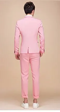 Men's Spring/Autumn Slim Fit Suit | Men's Blazer and Pants