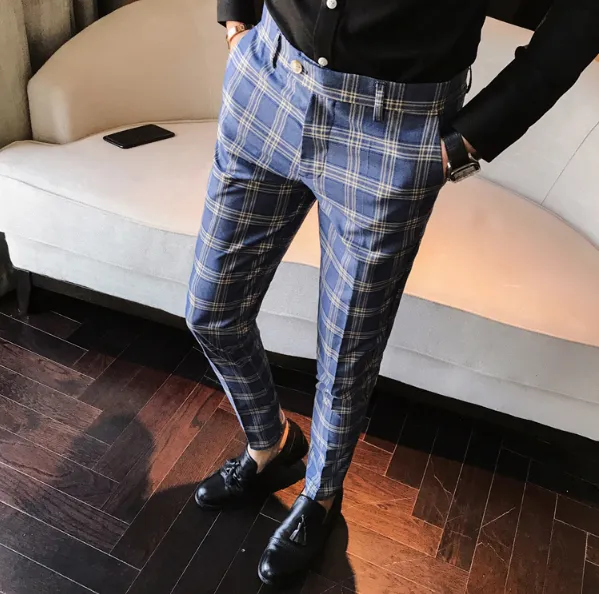Men's Stripe Cotton Suit