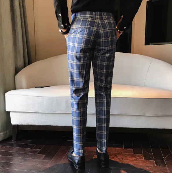 Men's Stripe Cotton Suit