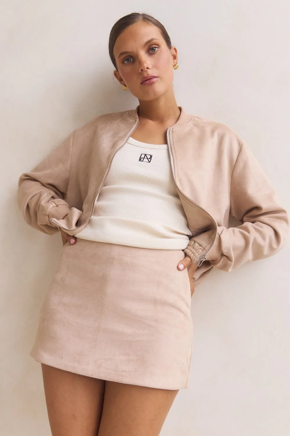 athletic style Dylan Mini Skort (Sand)