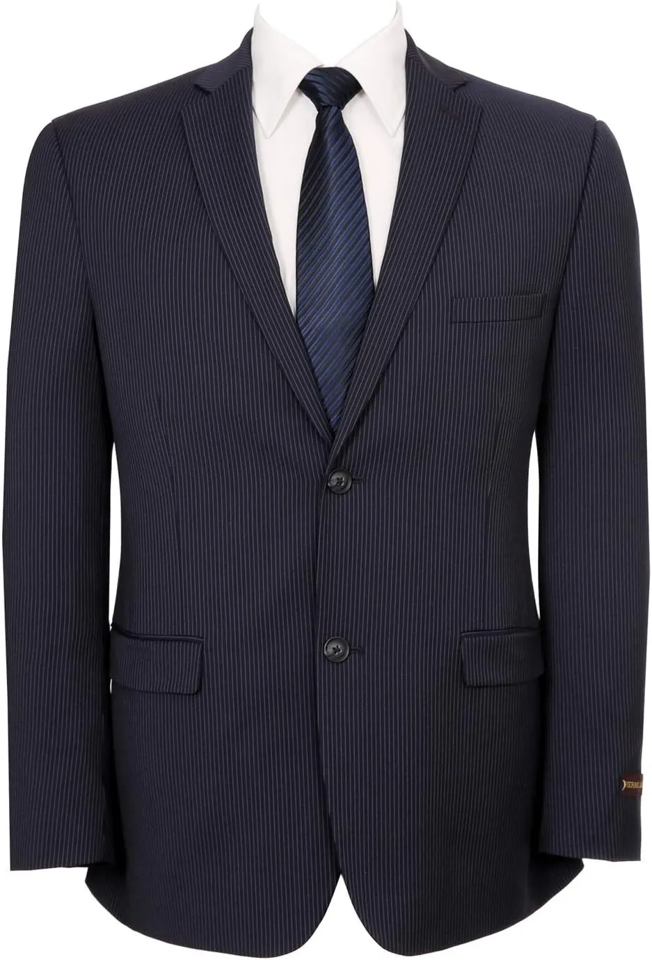 Mens Suit 2 Piece Slim Fit Wool Blend Business Casual Jacket Blazer and Pants Set