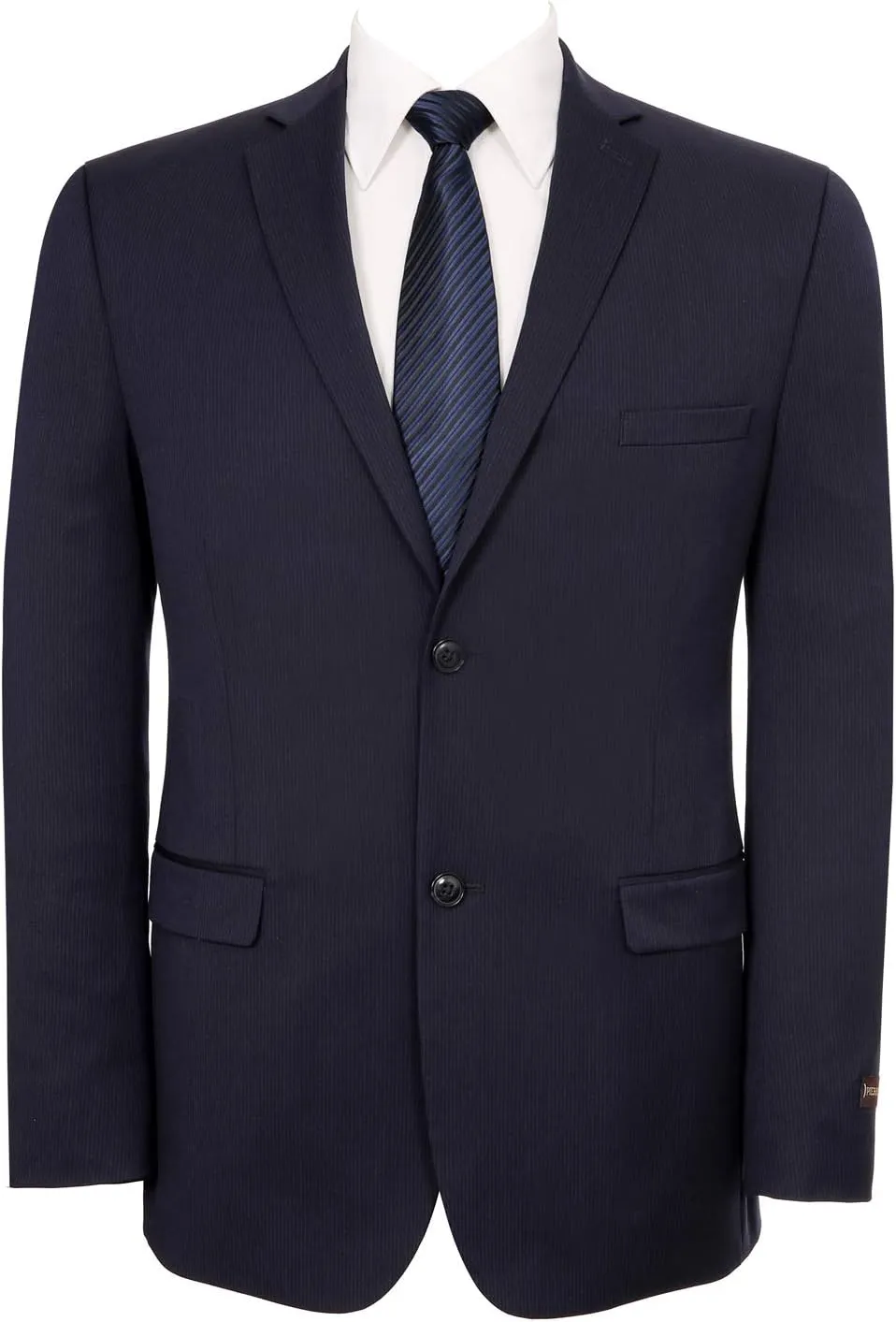 Mens Suit 2 Piece Slim Fit Wool Blend Business Casual Jacket Blazer and Pants Set
