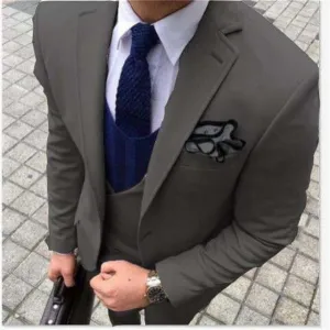 Men's Suit 3-Piece Suit Custom Made Wedding Suit