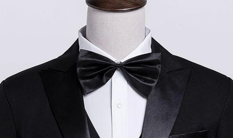 Men's Suit | Blazer & Pants & Bow Tie & Belt | Plus Size