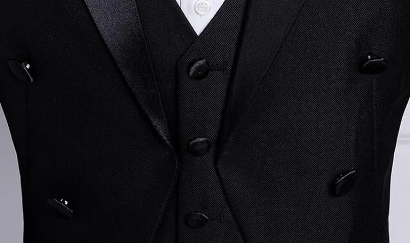 Men's Suit | Blazer & Pants & Bow Tie & Belt | Plus Size