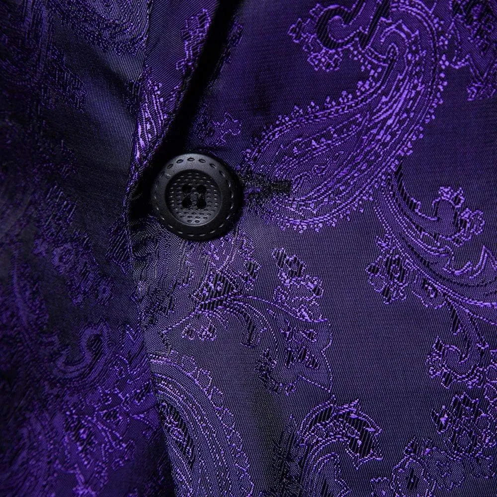 Mens Suits, Slim Fit Prom Homecoming Suit for Men, Wedding Business Outfit 2 Piece Suit Jacket Blazer Pants Set