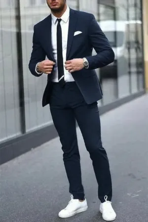Men's Two Piece Suit Wedding Suit Royal Blue Slim Fit Suits Dinner Suit Bespoke Tailoring