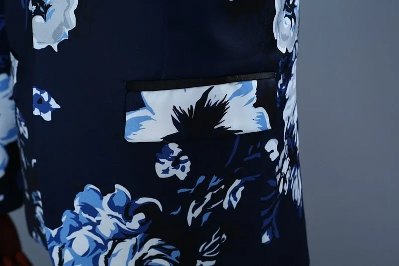 Men's Wedding Printed Suit | Plus Size