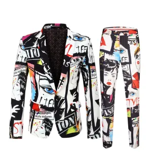 Men's Wedding Slim Fit Suit | Plus Size