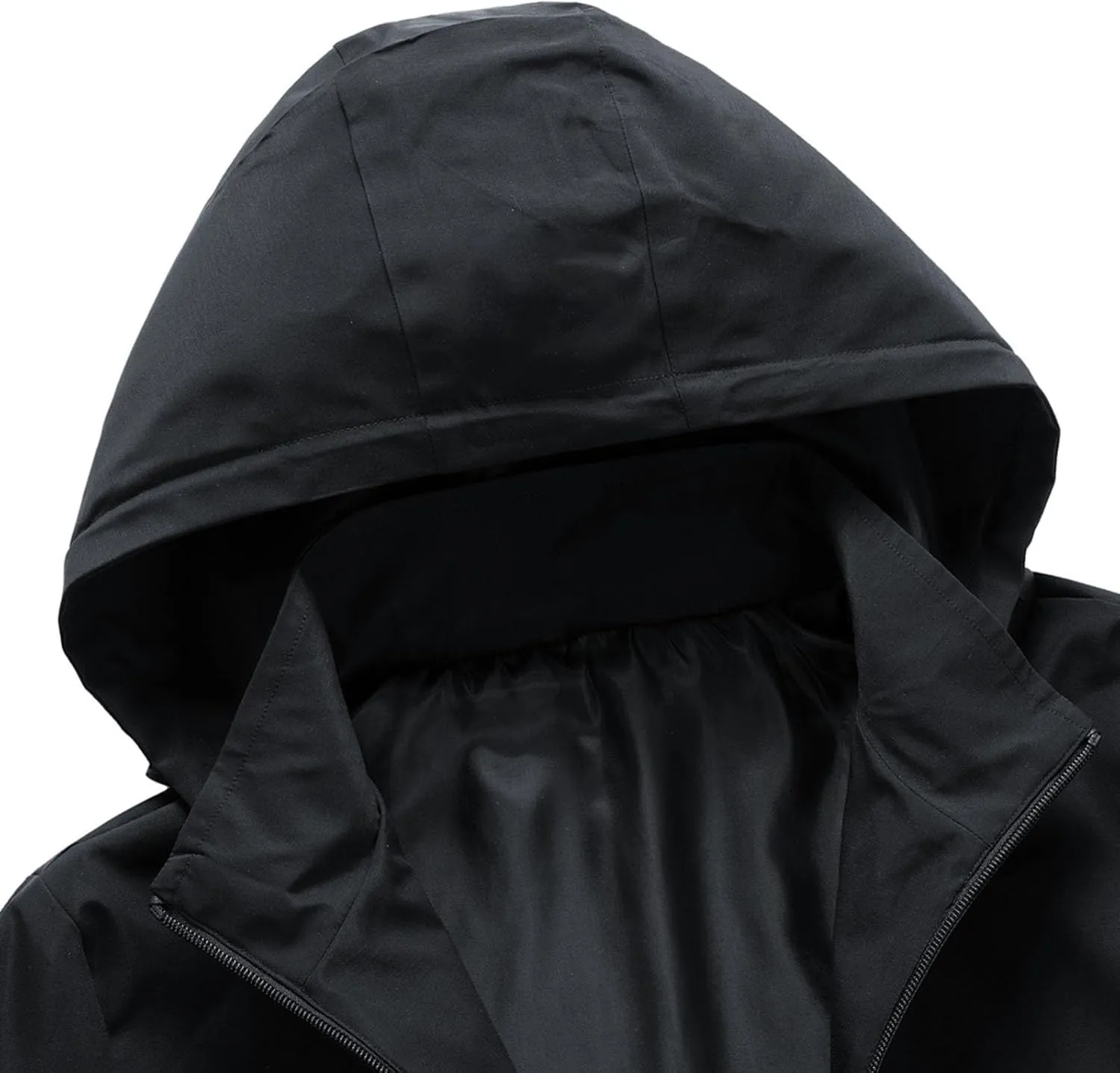 Mens Windproof Jacket Waterproof Lightweight Outdoor Sport Rain Jacket for Men Hooded Windbreaker Raincoat L-5XL