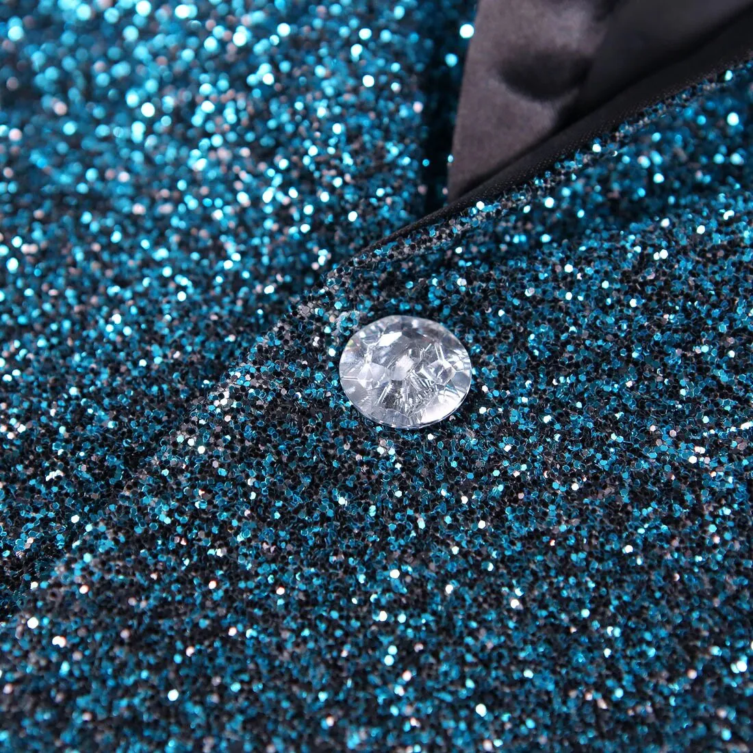 Men's Winter Gradient Color Shiny Slim Fit Party Blazer