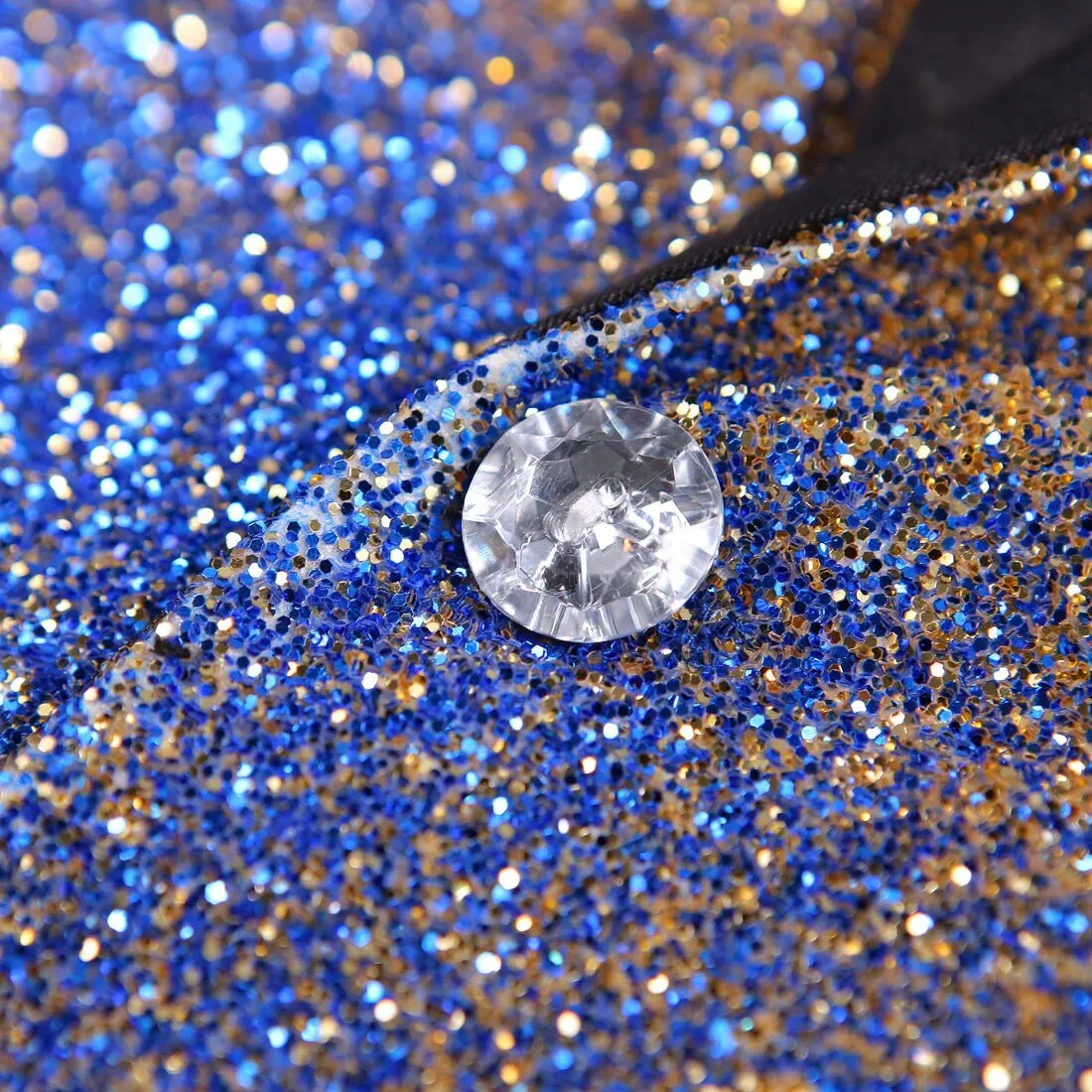 Men's Winter Gradient Color Shiny Slim Fit Party Blazer