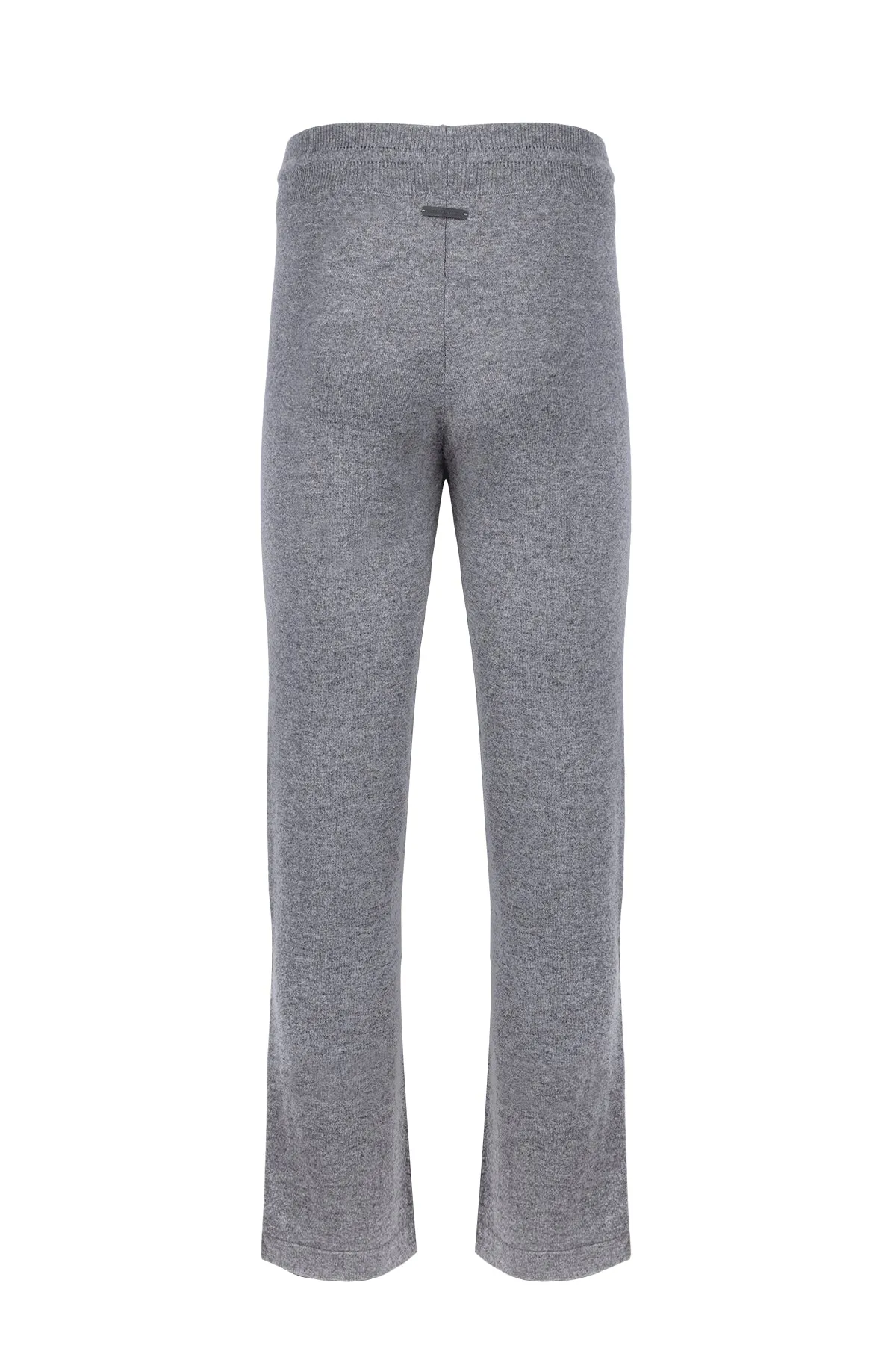 M.Grey Melange Laura Wool Cashmere High Knit Trousers