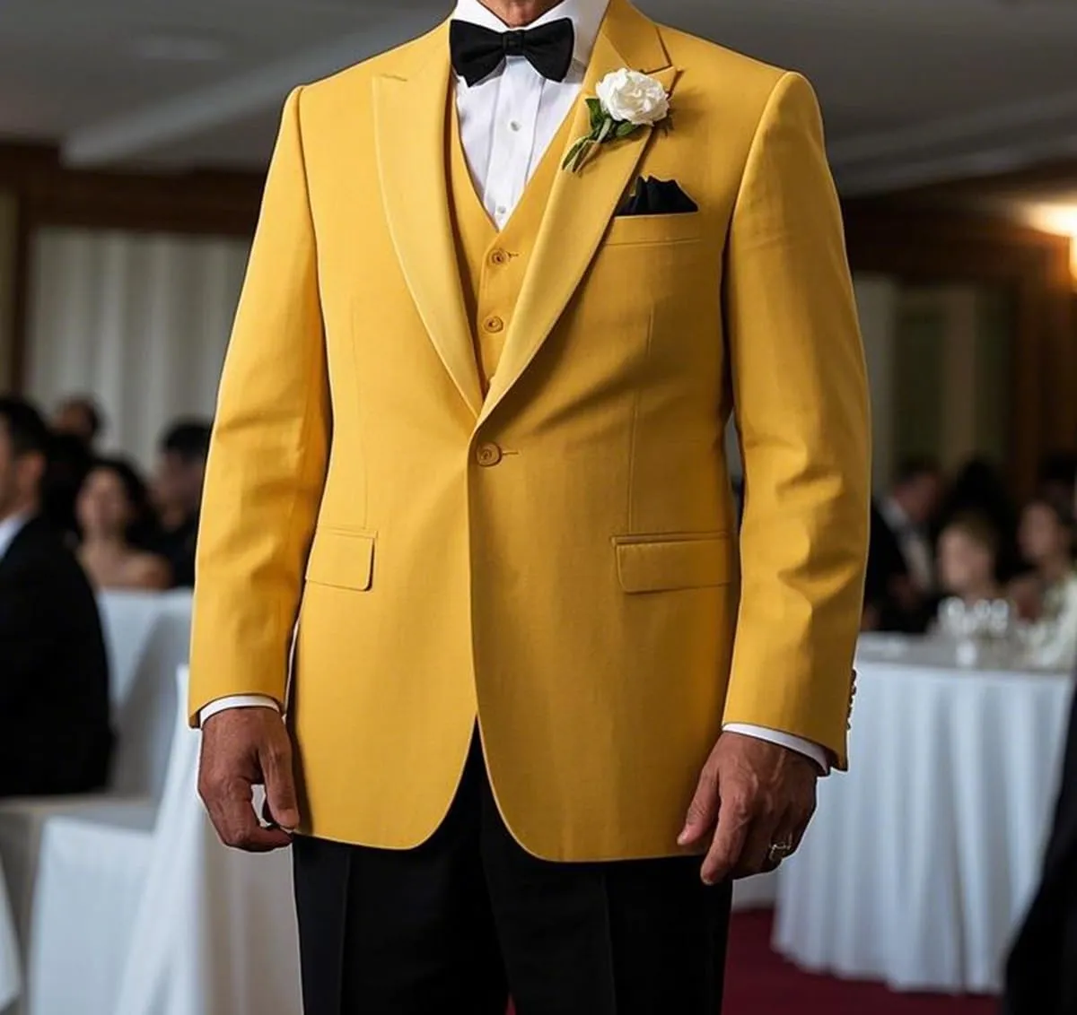 Mi Bo Tong Men's Slim Fit 3 Piece Suit Business Wedding Prom Tuxedo Suits Prom Dress Suits Set for Men