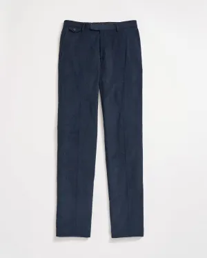 Micro Cord Flat Front Trouser