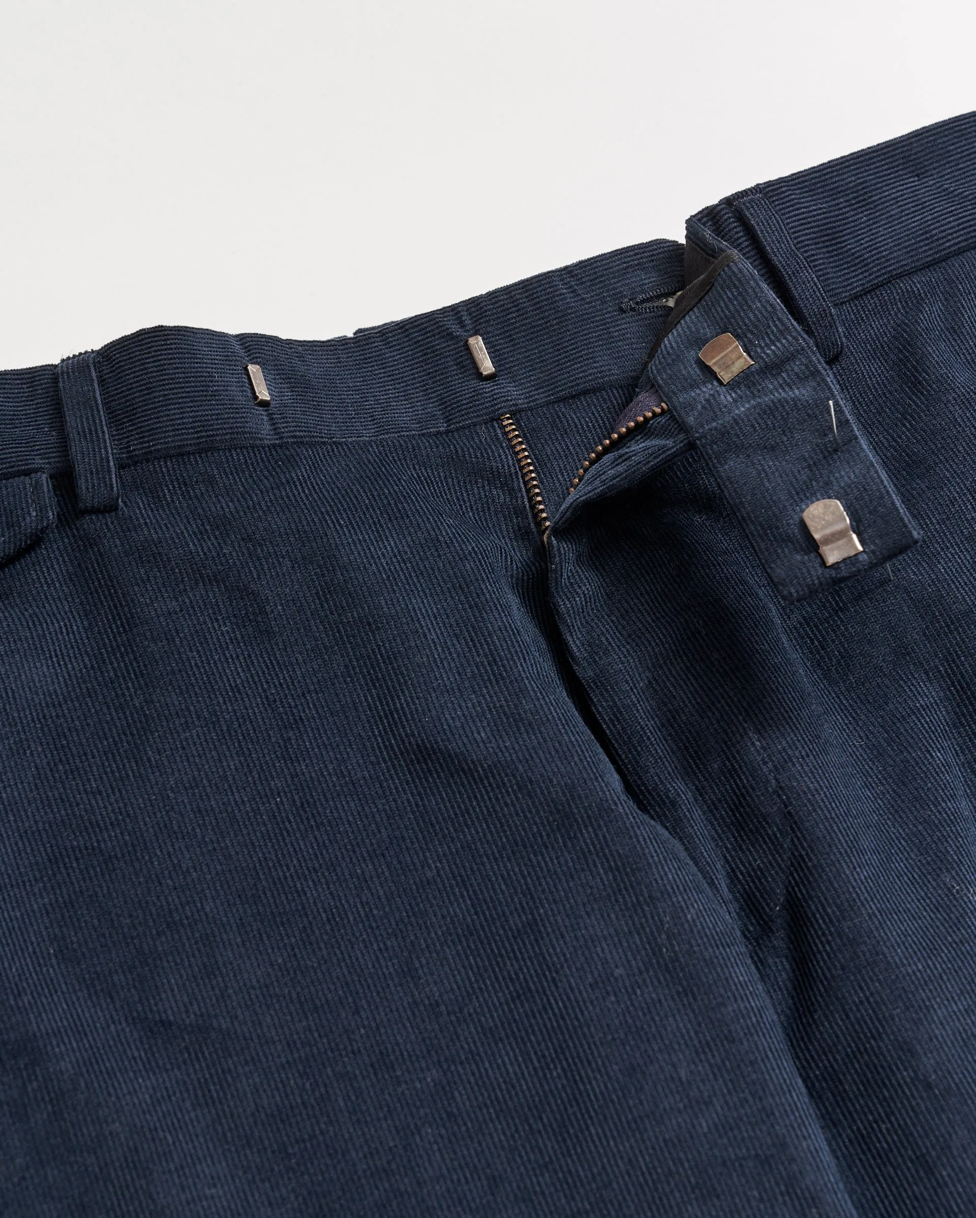 Micro Cord Flat Front Trouser