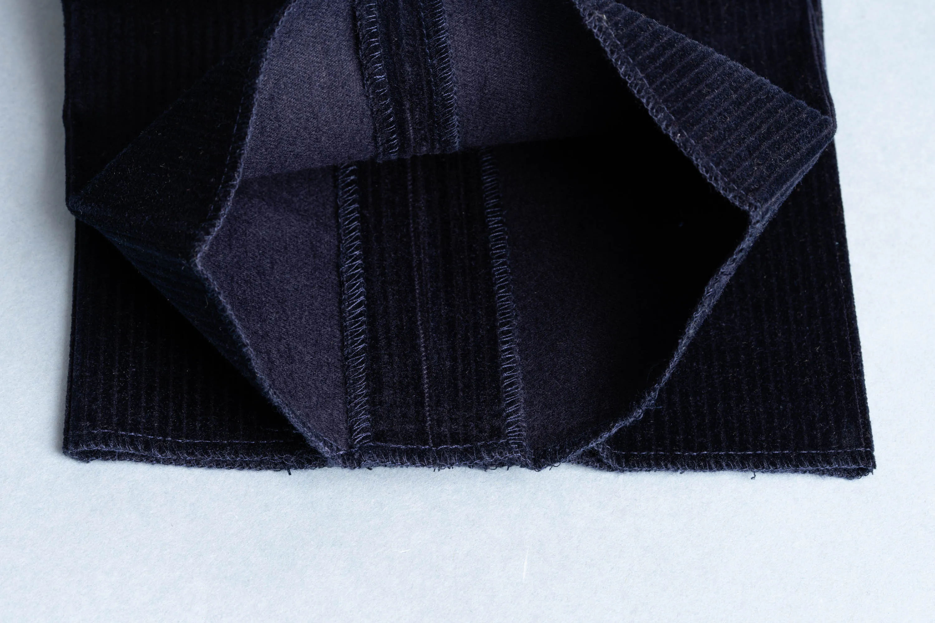 Midnight Navy Blue Stancliffe Corduroy Trousers