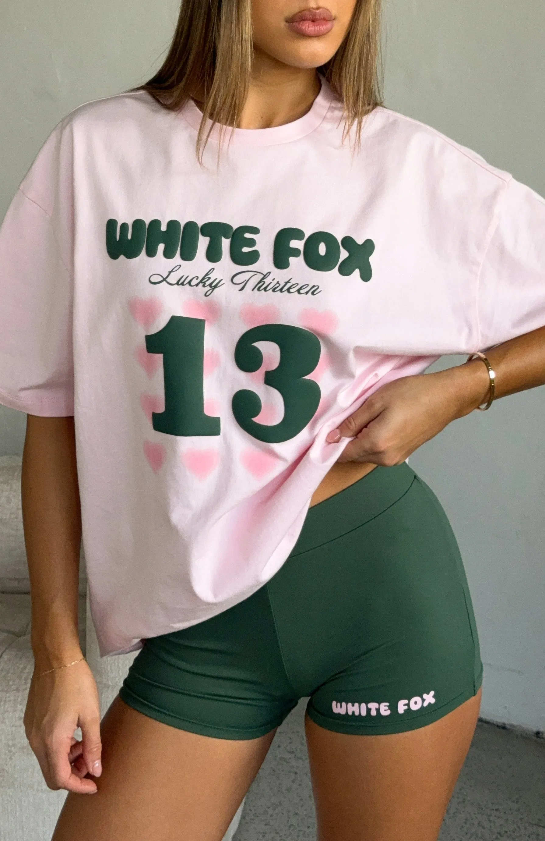 NonFade Dye Lucky Thirteen Charise Booty Shorts Green