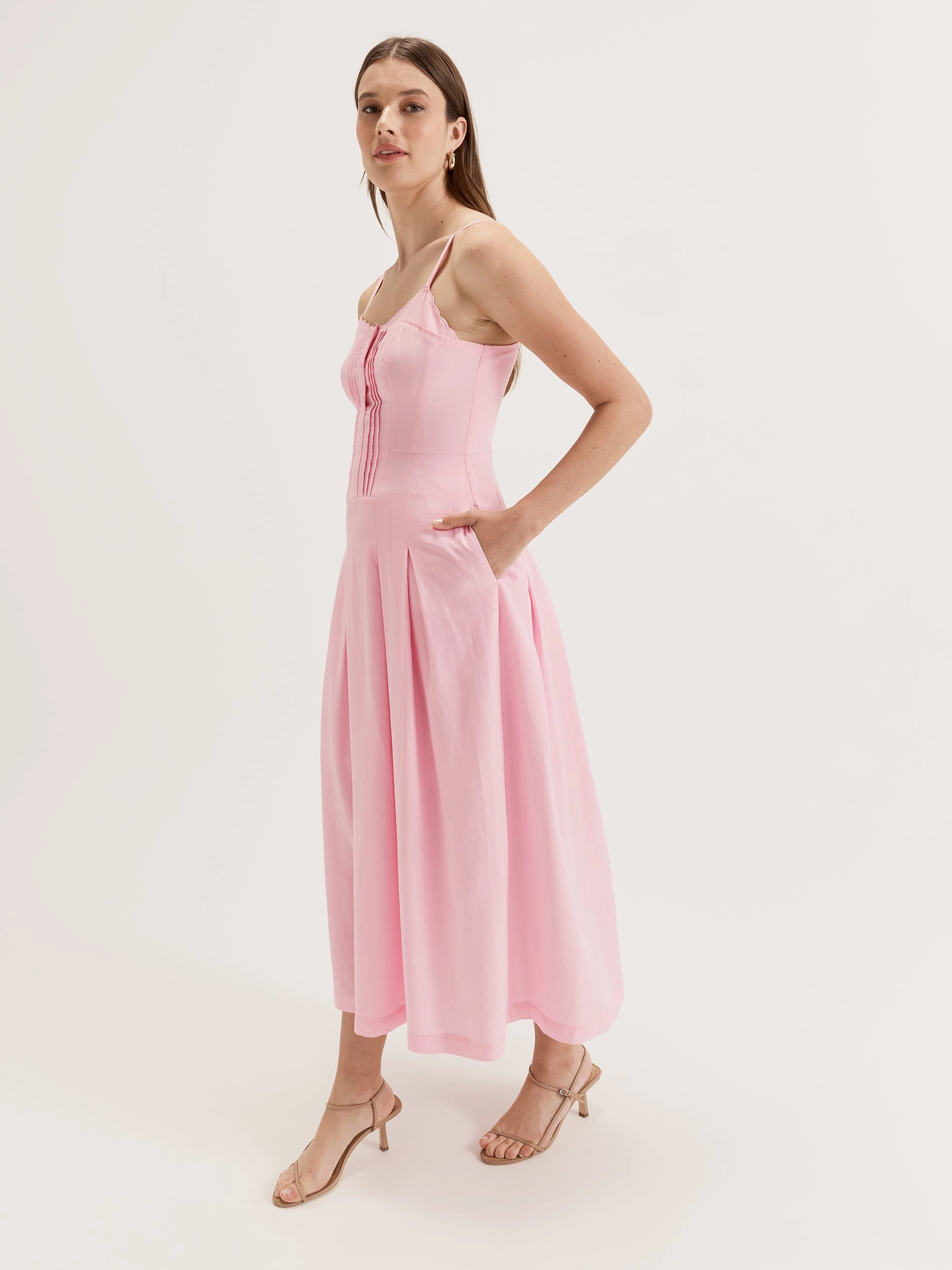 Miss Carlo Maxi Dress Comfortable fit Soft Material