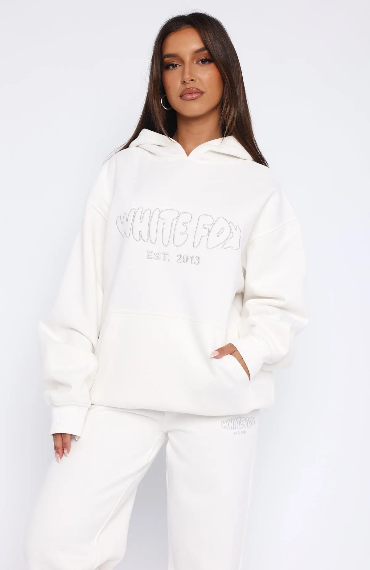 Missed Flights Oversized Hoodie White Modern Comfort Unisex Fit