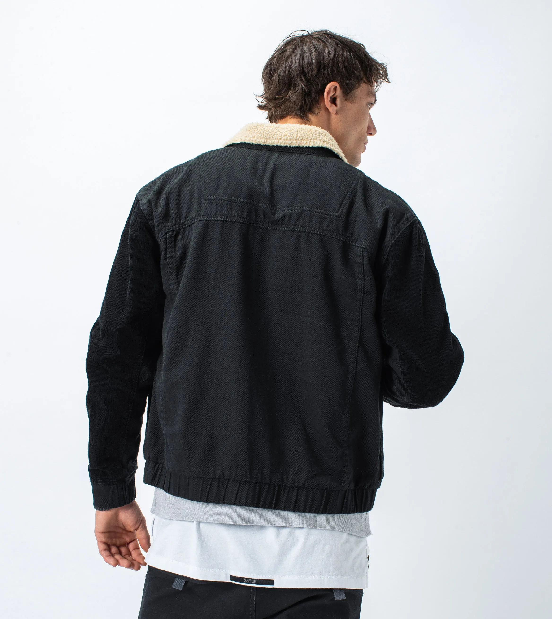 Mix Work Jacket Black - Sale