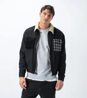 Mix Work Jacket Black - Sale