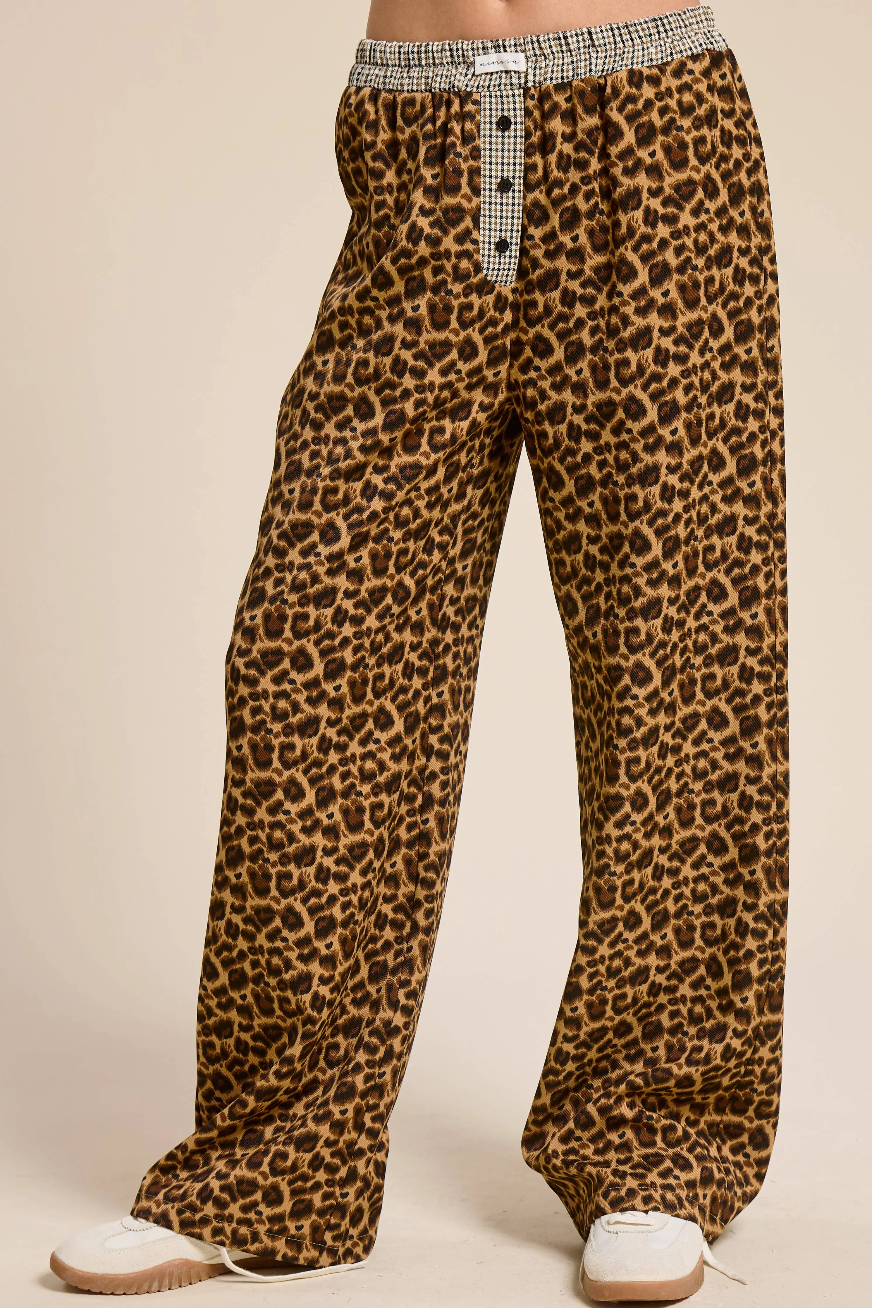 Casual Comfort Layers Mixed Pattern Lounge Pant