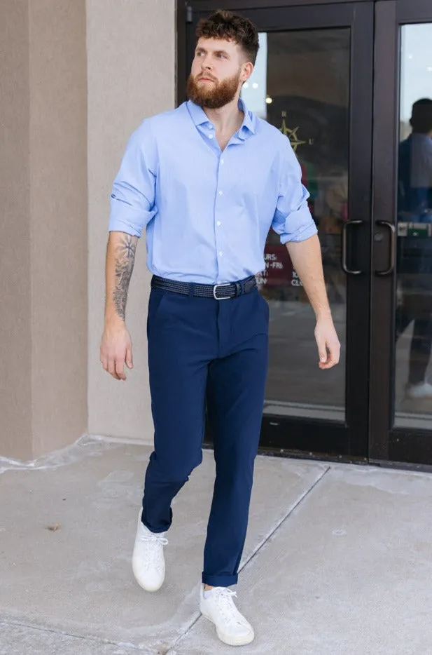 Mizzen & Main Leeward Dress Shirt, Provence Straton Check