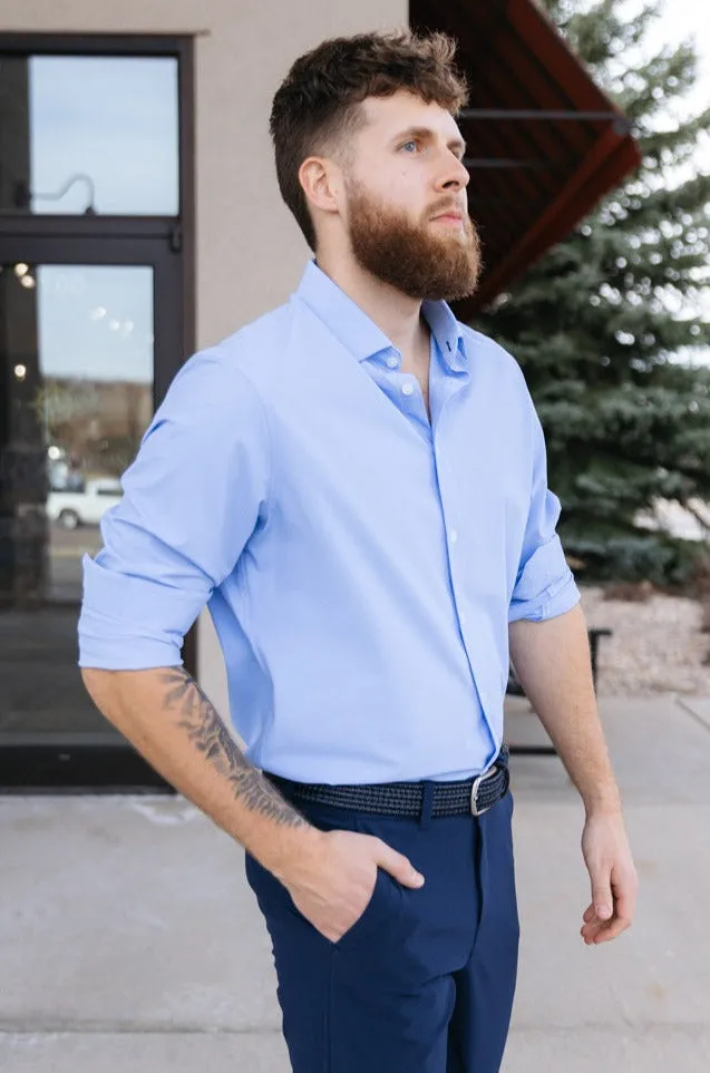 Mizzen & Main Leeward Dress Shirt, Provence Straton Check