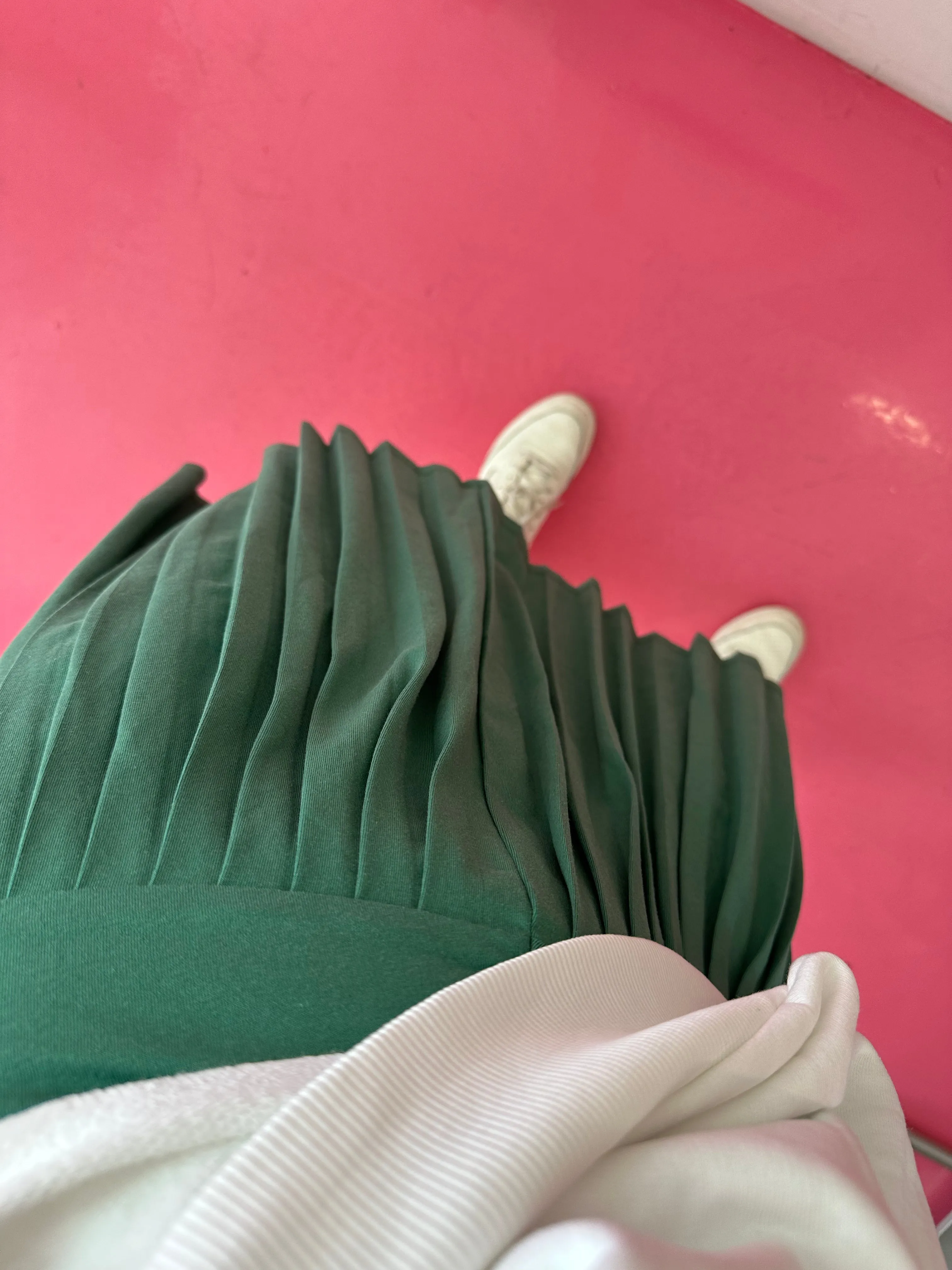 MM MINI PLEATS - HUNTER GREEN Polished Fit