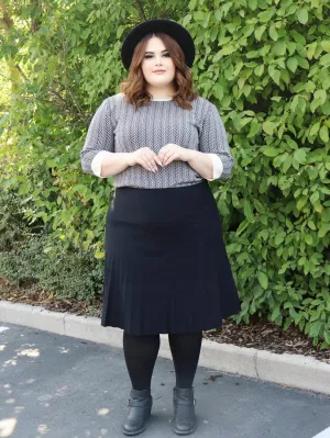 MM PURPLE LABEL - BLACK YEAR ROUND PLEATED Boutique Exclusive Smart Comfort