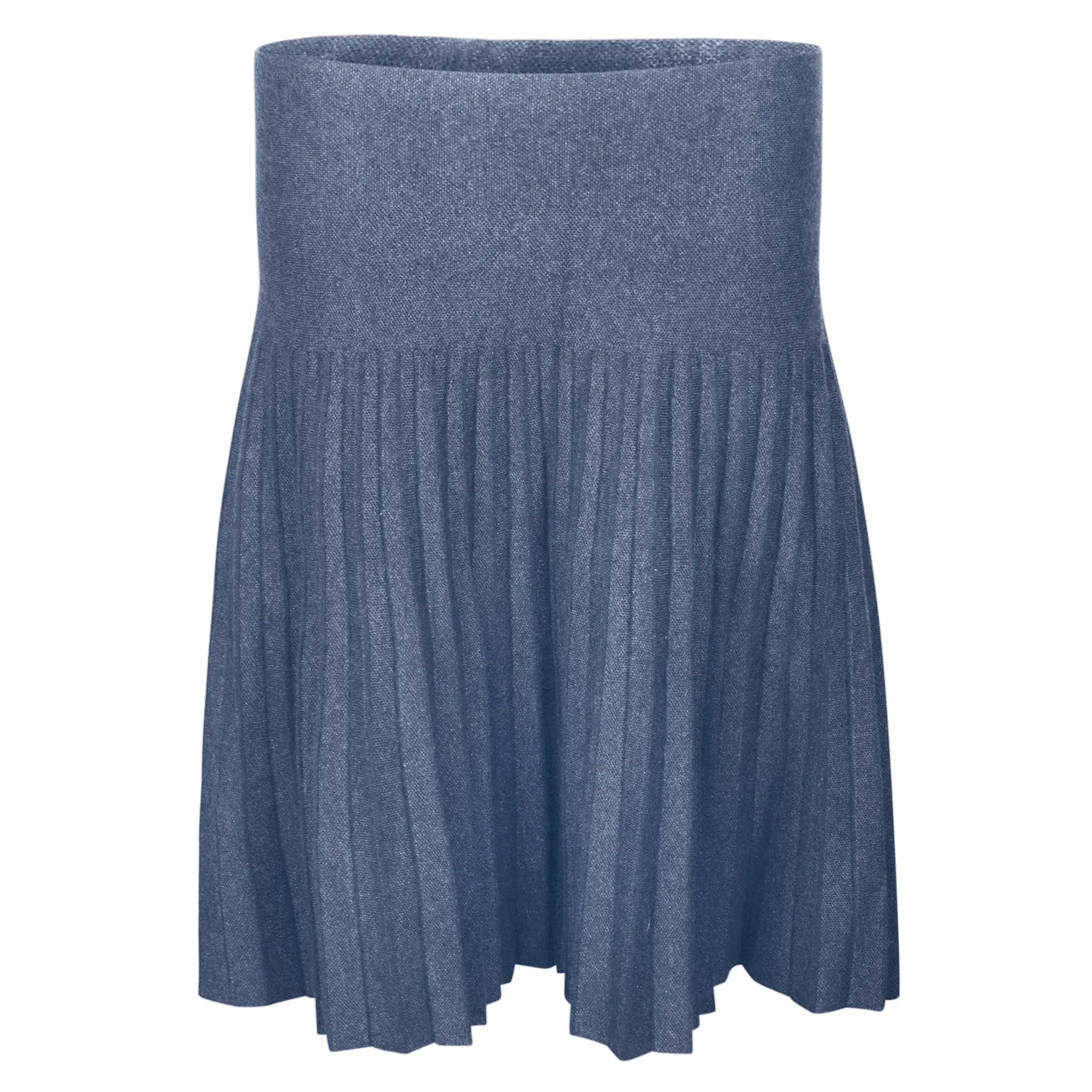 Tropical theme MM PURPLE LABEL - MEDIUM WASH DENIM PLEATED