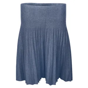 Tropical theme MM PURPLE LABEL - MEDIUM WASH DENIM PLEATED