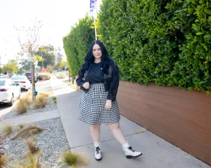 MM PURPLE LABEL - YR RND HOUNDSTOOTH 2.0 (PLUS SIZE) Street Edge