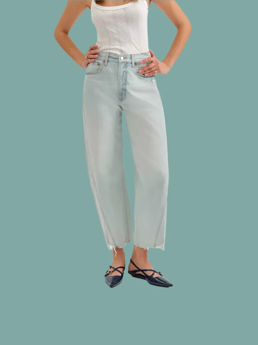 NonRestrictiveCut Westward Barrel Leg in Lost Love